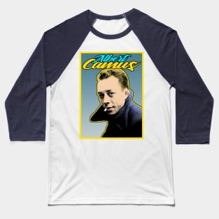 Albert Camus Existential Pop-Art Baseball T-Shirt